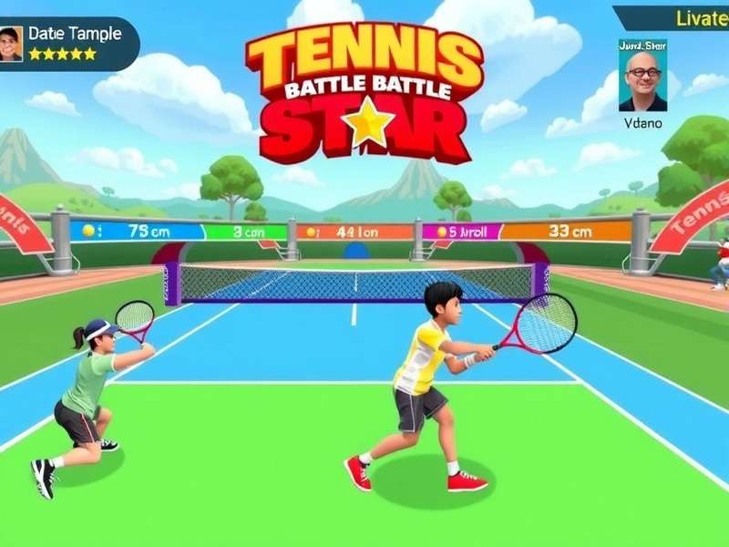 Tennis Battle Star Gameplay Screenshot